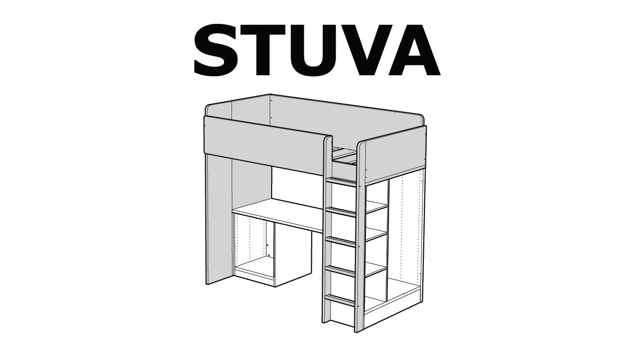 ットの 【チーズさま専用】IKEA イケア STUVA ストゥヴァ ロフトベッド 机付 ガーパイプ